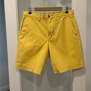 Men’s yellow Polo shorts